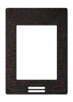 FAS-06 | Fascia dark brown wood grain finish | Schneider Electric