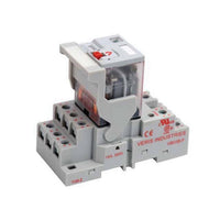 FKIT-VMD3B-F24D | Relay & Socket Kit | 3PDT - F w/- F Socket | 24VDC | Veris