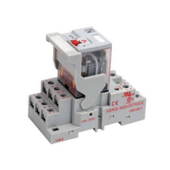 Veris FKIT-VMD3B-F24D Relay & Socket Kit | 3PDT - F w/- F  Socket | 24VDC  | Blackhawk Supply