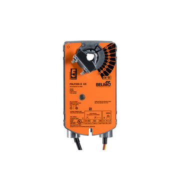 Belimo FSLF230-S US Fire & Smoke Actuator | 30 in-lb | Spg Rtn | 230V | On/Off | 2SPST | 1m Cable  | Blackhawk Supply