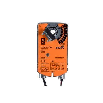 Belimo FSLF24-S-FC US Fire & Smoke Actuator | 30 in-lb | Spring Return | 24V | On/Off | 2SPST | 1m Cable  | Blackhawk Supply
