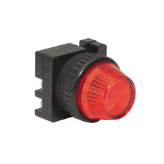 C3 Controls FVLU24LW-PLLRD FVLU24LW-PLLRD - 30MM PILOT LIGHT 24V LED WHITE WITH RED LENS  | Blackhawk Supply