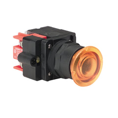 C3 Controls FVPPM24LA-IMCAR-NO-NC FVPPM24LA-IMCAR-NO-NC - 30mm 24v Full Voltage Ill. 2-Pos. Push/Pull Amber LED w/ NO-NC  | Blackhawk Supply