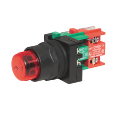 C3 Controls FVLU24LR-IPBCRD-NO-NC FVLU24LR-IPBCRD-NO-NC - 30MM ILLUM PB 24V LED RED  | Blackhawk Supply