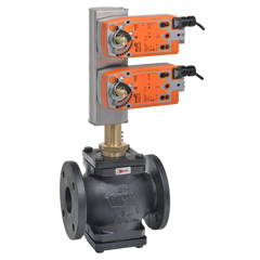 Belimo G6100C+2*AFX24-MFT95-X1 Globe Valve | 4" | 2 Way | 170 Cv | w/ Spg Rtn | 24V | MFT  | Blackhawk Supply