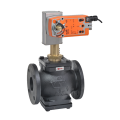 Belimo G665C-250+AFBUP-S-X1 Globe Valve,2.5",2 Way,65Cv,w/ Spring Return,24 to 240V (UP),On/Off,SW  | Blackhawk Supply