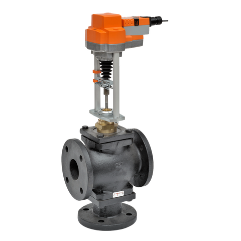 Belimo G780DS+EVX24-SR Globe Valve | 3" | 3 Way | 85 Cv | w/ Non-Spring | 24V | Modulating  | Blackhawk Supply