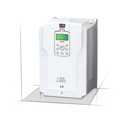 LS Electric LSLV1850H100-4COFD Variable Frequency Drive, 300 HP (370A), THREE Phase, 380-500V, IP20 Housing, with LCD, Model H100  | Blackhawk Supply