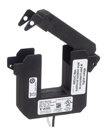 Schneider Electric METSECTSP5A2020U CT | Split Core | Instrument Grade | 1.2in x 1.3in ID |  200A to 5A  | Blackhawk Supply