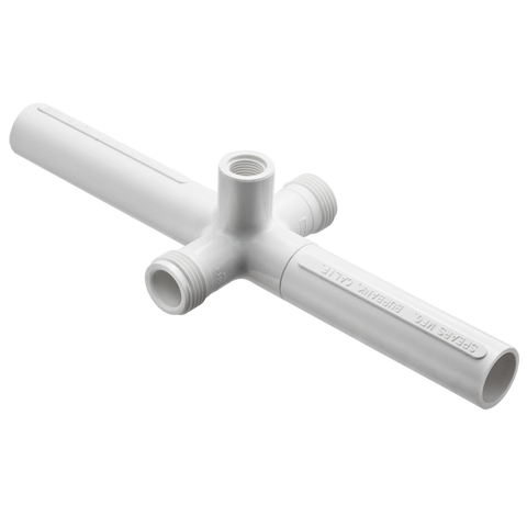 Spears HC-664 3/4X1/2 PVC HOSE CROSS W/4-LEG HSXFPT  | Blackhawk Supply