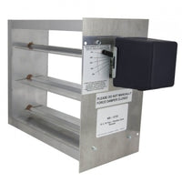 HD-3812 | 38 x 12 Rectangular Two-Position Zone Damper - 2 Wire Actuator | iO HVAC Controls