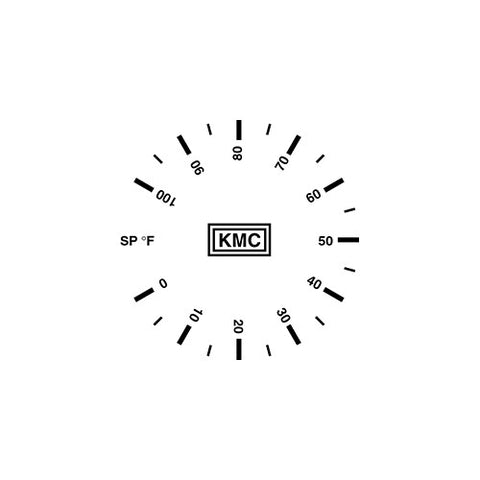 KMC HDO-2333 Accessory: RC Dial, 0-100 F, Pack of 10  | Blackhawk Supply