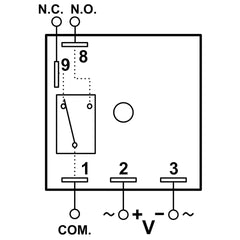 Macromatic THR-13164-30-10 Repeat cycle (OFF 1st) | 48V AC/DC | 10A SPDT | 0.6 - 60 seconds | 0.05 - 5 seconds | Encapsulated | Analog  | Blackhawk Supply