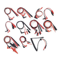 HHM18-TL | AL CLIPS TO 90 BANANA PLUGS | Omega