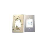 KMC HMO-5024 Accessory: Wallplate, 2"x3" Tstat, Almond/Aluminum  | Blackhawk Supply