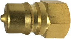 Midland Metal Mfg. HNV12MB 1/2 ISO-B QD TIP BRASS, Pneumatics, Hydraulic Quick Disconnects, Plug ISO-B Interchange  | Blackhawk Supply