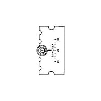 HPO-0050-11 | Accessory: CTC-1600 Scale Plate, Vert C | KMC