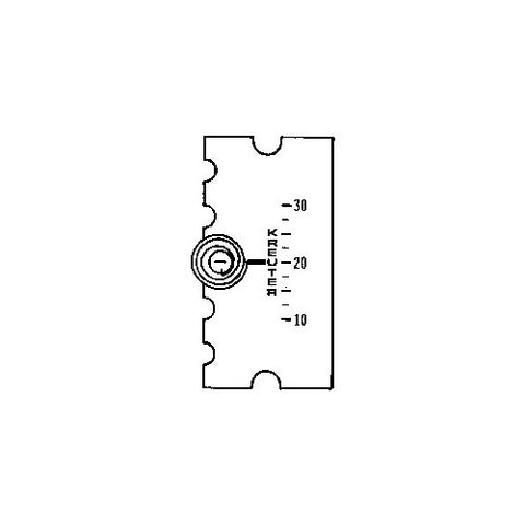 KMC HPO-0050-11 Accessory: CTC-1600 Scale Plate, Vert C  | Blackhawk Supply