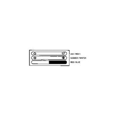 KMC HPO-1320 Accessory: Tstat Label Strip, Pack of 5  | Blackhawk Supply