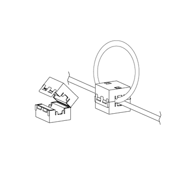 KMC HPO-6001 Accessory: Ferrite, Clamp On  | Blackhawk Supply