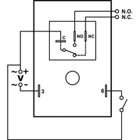 TH41668-15JT | OFF Delay (switch trigger) | 240V AC/DC | 30A SPDT | 0.05 - 5 seconds | Encapsulated | Analog | Macromatic