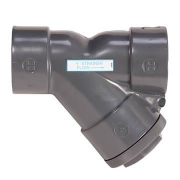 Hayward YS10300SE 3" PVC Y-Strainers w/EPDM o-ring; 1/32" perf screen; Socket End connections  | Blackhawk Supply