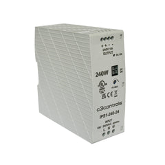 C3 Controls IPS1-240-24 IPS1-240-24, Series IPS, 240W, 24V/10A DIN rail mounted Power Supply, UL Listed  | Blackhawk Supply