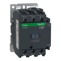 LC1D40T6 | TeSys D Contactor, 3-Poles (3 NO), 40A, 480V AC Coil, Non-Reversing | Square D by Schneider Electric