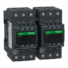 Square D LC2D40AG7 TeSys D Contactor, 3-Poles (3 NO), 40A, 120V AC Coil, Everlink Power Connection, Reversing  | Blackhawk Supply