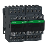 LC2DT32G7 | TeSys D Changeover Contactor, 4-Poles (4 NO), 32A, 120V AC Coil, Reversing | Square D by Schneider Electric