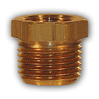 LF110-124 | 3/4MPT X 1/4FPT LF HEX BUSHING MAF/USA Mid-America Fittings Made in USA | Midland Metal Mfg.