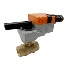 Belimo EXT-B2100-PWV-NPT+LRX24-3-S Potable Water Valve | 1" | 2-way | NPT | ps 230 psi | Fluid temp -4-212°F [-20-100°C] | Configurable Valve Actuator | Non fail-safe | AC/DC 24V | On/Off/Floating point | 1 x SPDT  | Blackhawk Supply