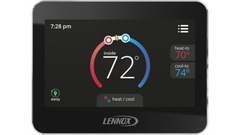 Lennox 13H14 Lennox CS7500, Touchscreen Programmable Thermostat, Universal 4 Heat/2 Cool  | Blackhawk Supply