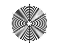 Lennox 17G73 Lennox 104596-01, Discharge Fan Guard Grille, 27" OD  | Blackhawk Supply