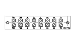 Lennox 25W68 Lennox 100669-01, Low Voltage Terminal Strip, 8 Position  | Blackhawk Supply