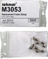 Tekmar M3053 Replacement Fuses (5 / Pkg) - 2.5 A 250V (ac)  | Blackhawk Supply