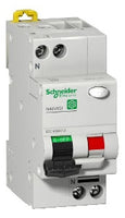 M9D11610 | Multi 9 Residual Current Breaker with Overcurrent Protection (RCBO), 10A, 1-Pole, 6kA, 240 VAC | Square D by Schneider Electric