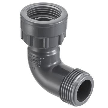 Spears MA0602-010 1 PVC MANIFOLD 90 ELL SWIVELXMPT  | Blackhawk Supply
