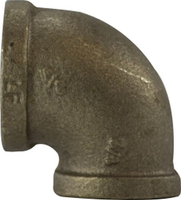 44136LFUSA | 1-1/2 X 3/4 LF DOMESTIC BRASS 90 ELBOW (MADE IN USA) | Midland Metal Mfg.