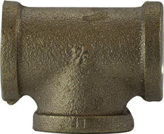 Midland Metal Mfg. 44252LFUSA 3/8 LF DOMESTIC BRASS TEE (MADE IN USA)  | Blackhawk Supply