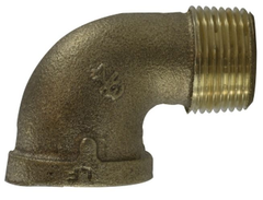 Midland Metal Mfg. 44170LFUSA 3 LF DOMESTIC BRASS ST ELBOW 90 (MADE IN USA)  | Blackhawk Supply