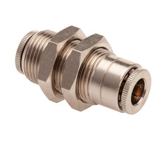 Midland Metal Mfg. MQ82-4 1/4 PUSH-IN BULKHEAD UNION MAF/USA Mid-America Fittings Made in USA  | Blackhawk Supply