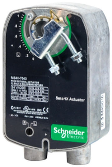 Schneider Electric MS40-7043-501 Damper Actuator | 35 in-lb | Spg Rtn | 24V | Modulating | SW  | Blackhawk Supply