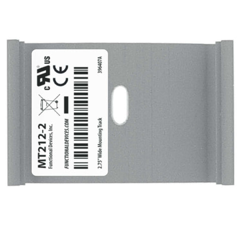 Functional Devices MT212-2 Mounting Track 2.75 x 2 in.  | Blackhawk Supply