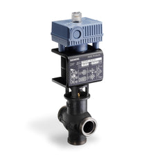 Siemens MXG461.15-3.0U Magnetic, 1/2" Valve, 2-way or floating, 3.5 Cv, 0-10V control, w/ NPT unions  | Blackhawk Supply