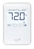 NSB8BHC240-0G | Temp | RH | CO2 | LCD Display | White | JCI Branded | Johnson Controls