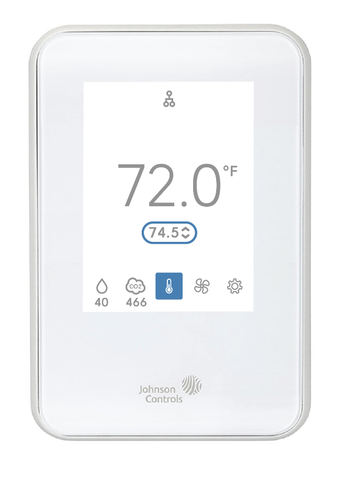 Johnson Controls NSB8BHC340-0 Temp | RH | CO2 | Graphical Display | White | JCI Branded  | Blackhawk Supply