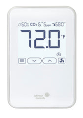 Johnson Controls NSB8BPN240-0 Temp | RH | LCD Display | White | JCI Branded  | Blackhawk Supply