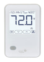 NSB8MHC240-0 | Temp | RH | CO2 | LCD Display | White | PIR Occ Sensor | JCI Branded | Johnson Controls