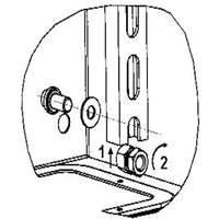 NSYMD66 | Symmetrical mounting chassis (6 rails) for enclosure dimensions H600xW600mm | Square D by Schneider Electric